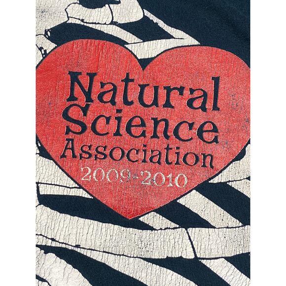 Natural Science Association shirt 2009-2010 back hit= Backbone!! size Small - Picture 9 of 10